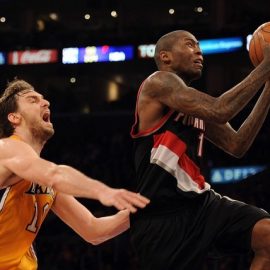 Portland Trail Blazers v Los Angeles Lakers