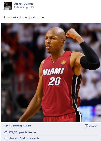 ray allen heat facebook