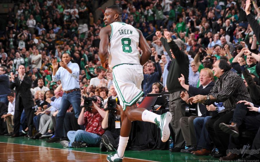 jeff green runs upcourt