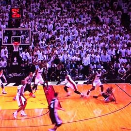 parker on the floor