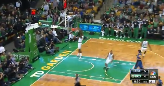 green dunk on break