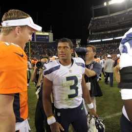 Russell Wilson,  Peyton Manning