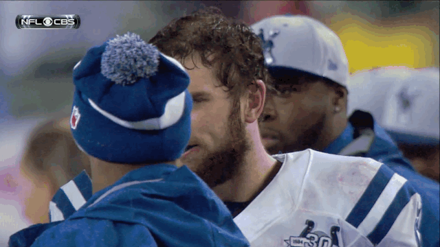 andrew luck spit