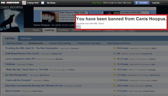 banned