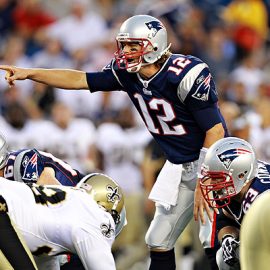 brady on the line saints