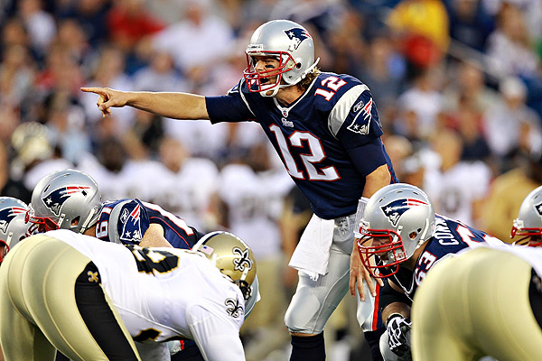 brady on the line saints