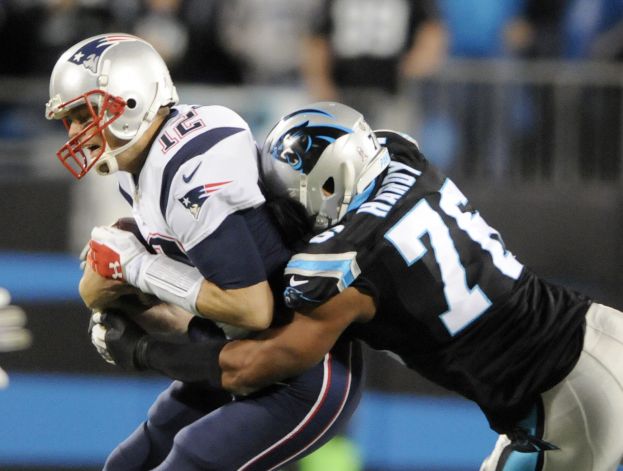 brady sacked panthers