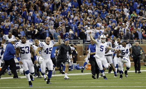 Colts win week 13 AP Paul Sancya