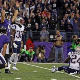 pats ravens kick