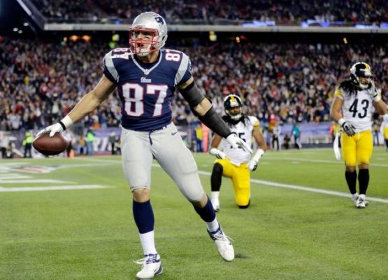 rob gronkowski touchdown steelers