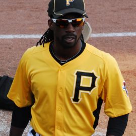 Andrew McCutchen signing autographs