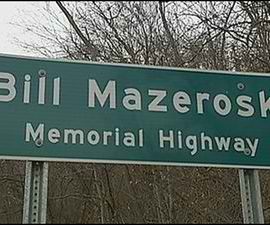 billmazeroskimemorialhighwaysignohiogrizzlyblair