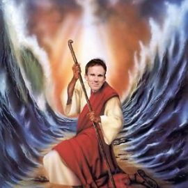 buccigross-black-moses-parting-red-sea