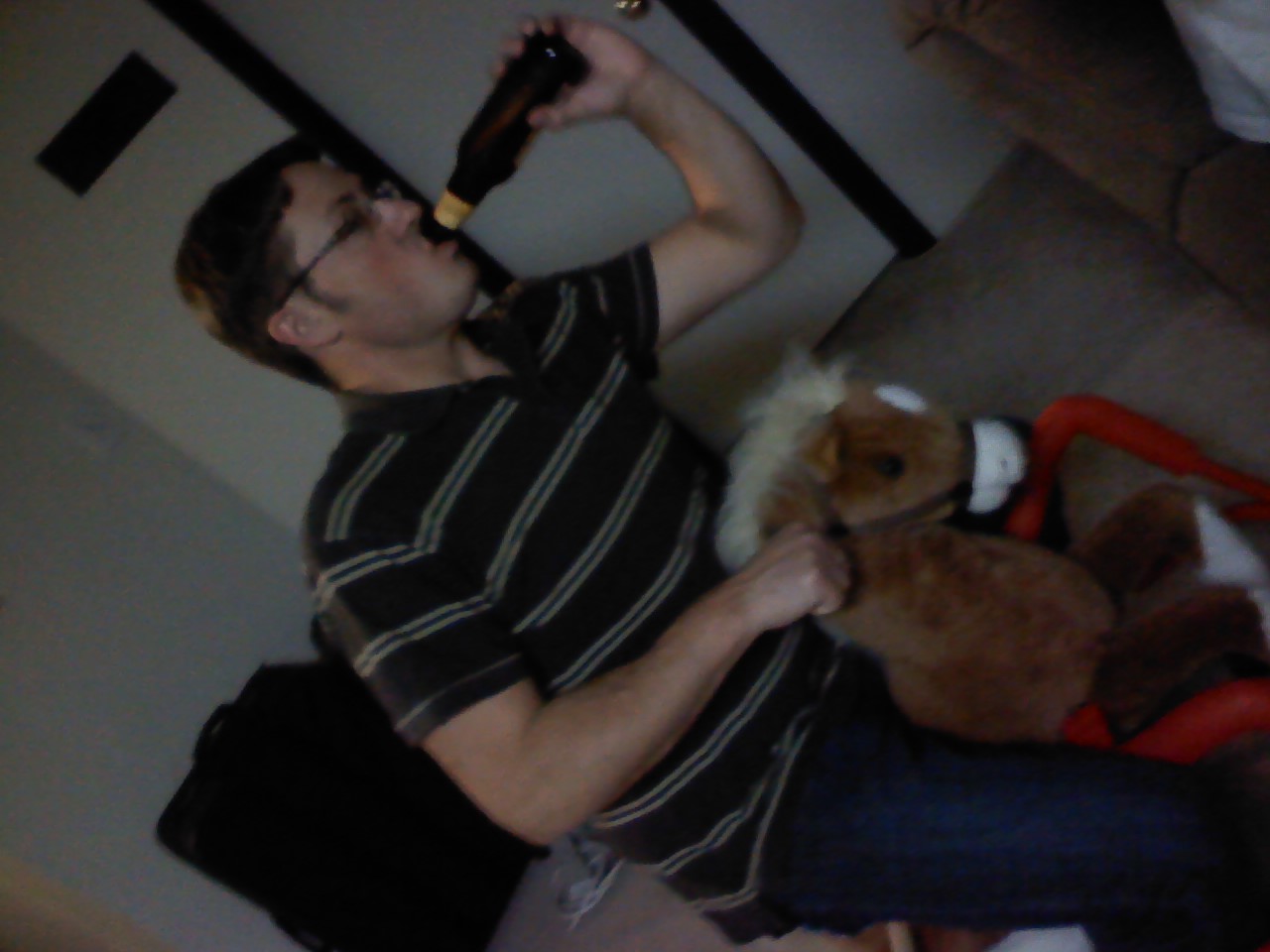 dougrockingminiponybeer