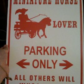 minihorseloversign