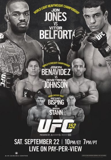 ufc 152 poster