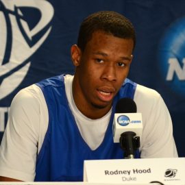 duke's rodney hood at press conference