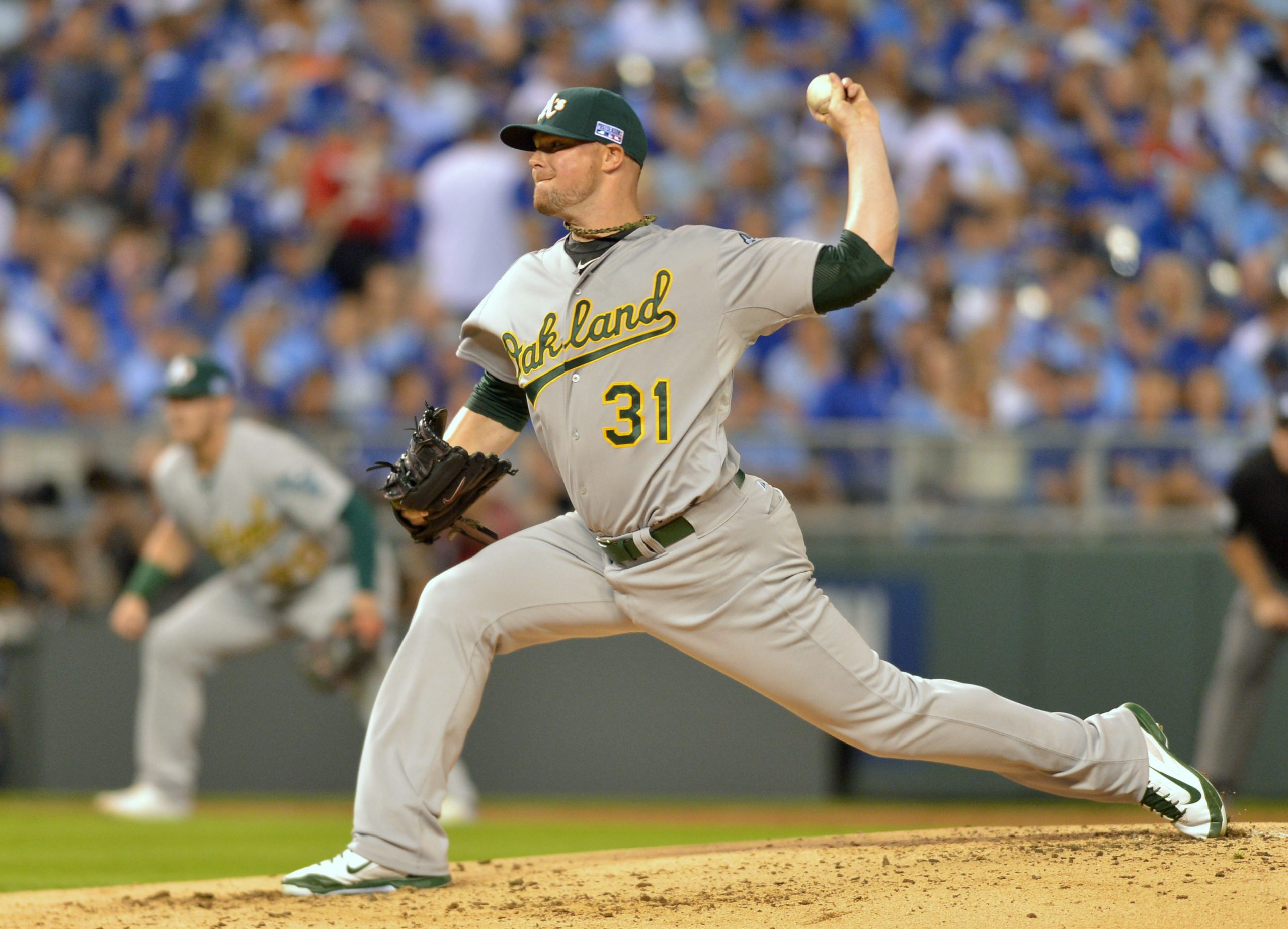 MLB: AL Wild Card-Oakland Athletics at Kansas City
      Royals