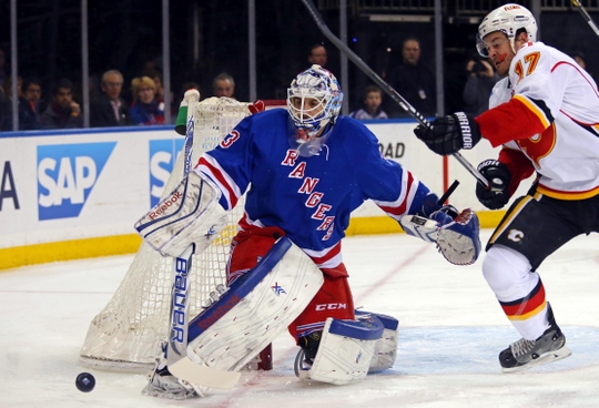 NHL: Calgary Flames at New York Rangers