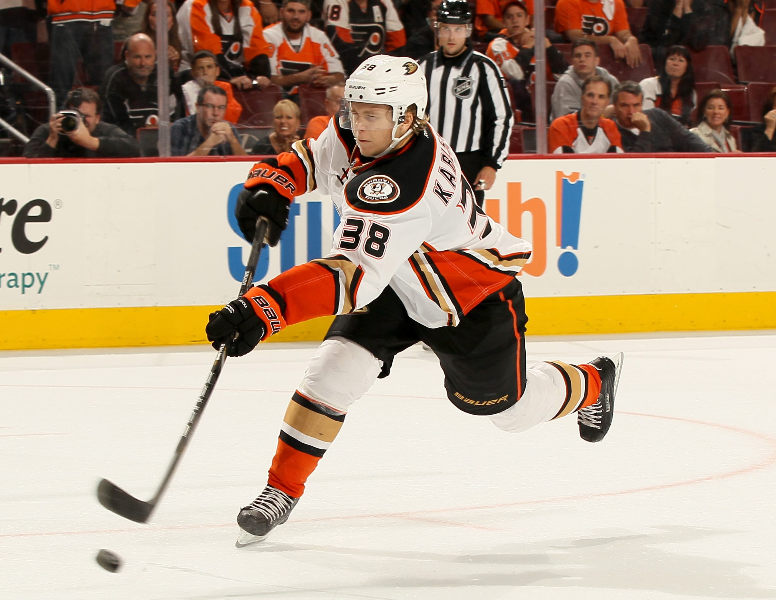 Anaheim Ducks v Philadelphia Flyers