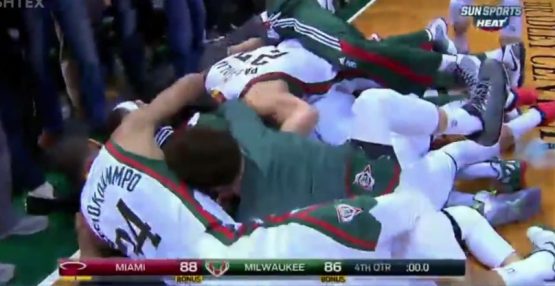 Khris Middleton GAME WINNER Heat vs Bucks March 24 2015 NBA 2014 15 Season YouTube