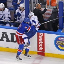 NHL: Stanley Cup Playoffs-Tampa Bay Lightning at New York Rangers