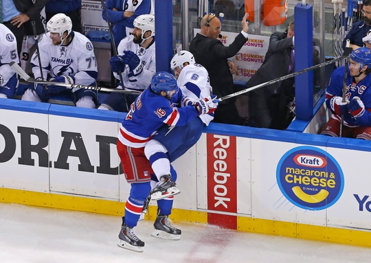 NHL: Stanley Cup Playoffs-Tampa Bay Lightning at New York Rangers