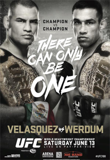 ufc 188: velasquez vs werdum fight card