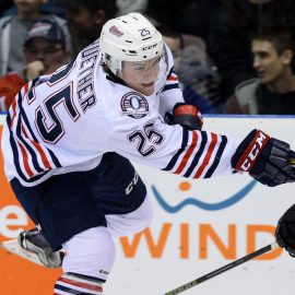 Kenny Huether of the Oshawa Generals. Photo by Aaron Bell/OHL Images