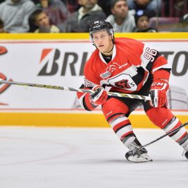 Dante Salituro of the Ottawa 67's. Photo by Terry Wilson / OHL Images.