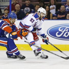 NHL: New York Rangers at Edmonton Oilers
