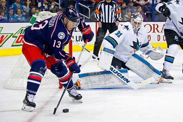 San Jose Sharks v Columbus Blue Jackets