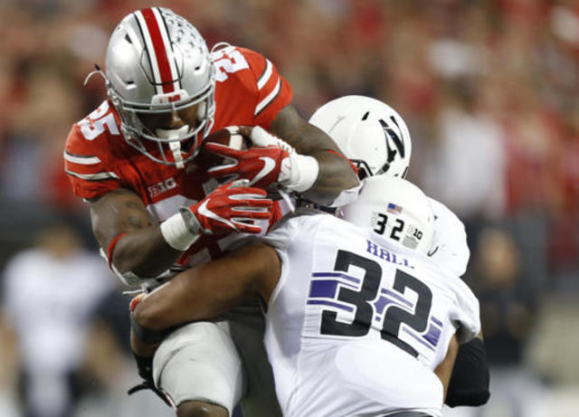 Mike Weber, Nate Hall, Anthony Walker