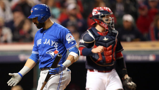 MLB: ALCS-Toronto Blue Jays at Cleveland Indians