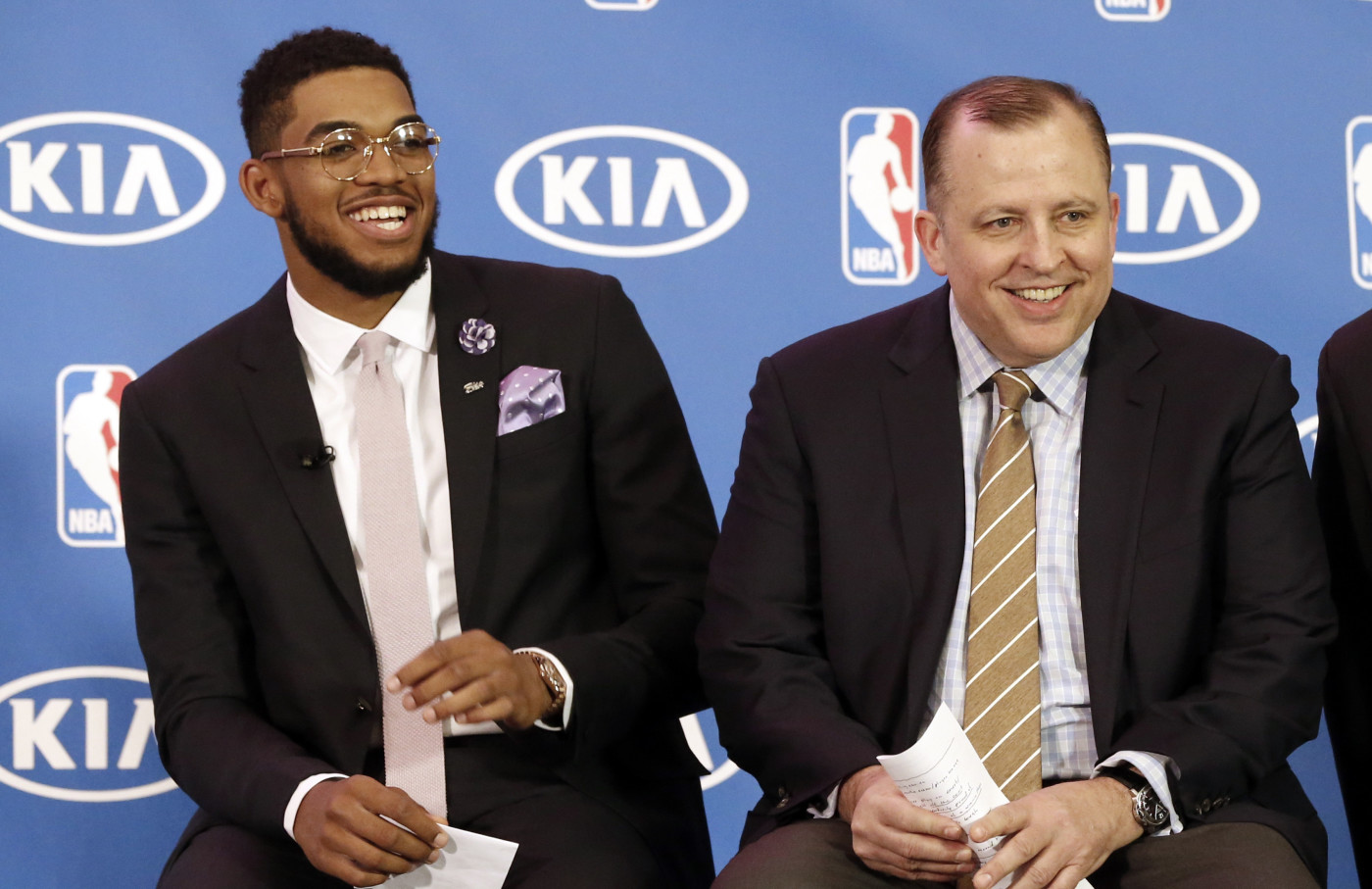 Karl-Anthony Towns, Tom Thibodeau