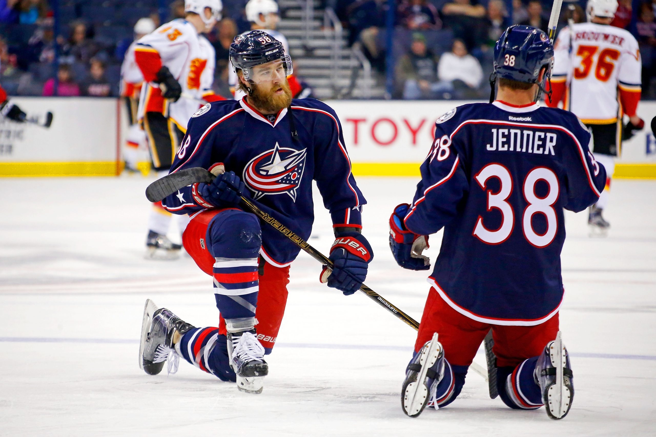 Calgary Flames v Columbus Blue Jackets