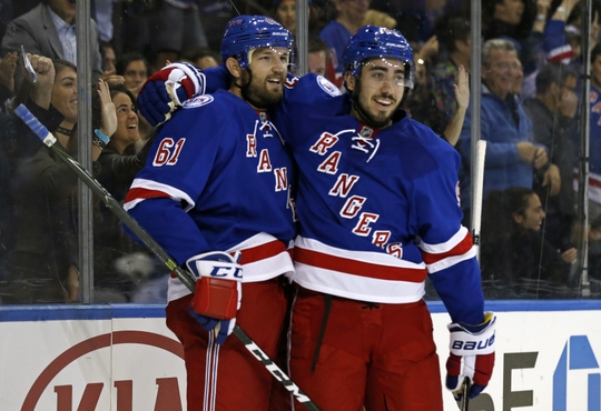 NHL: San Jose Sharks at New York Rangers