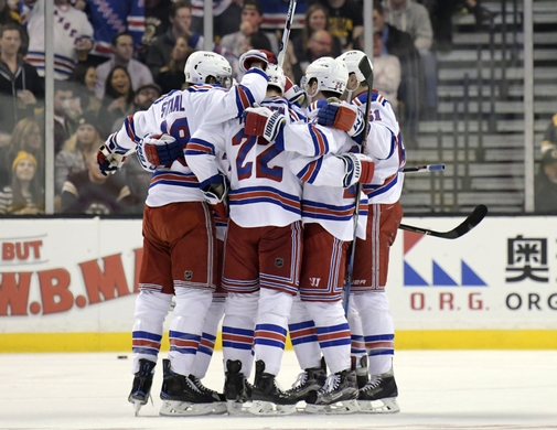 NHL: New York Rangers at Boston Bruins