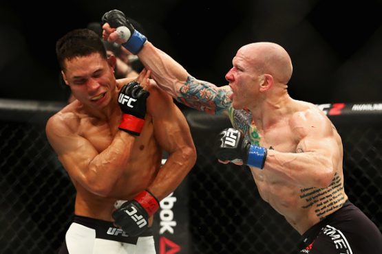 during the UFC Fight Night 87 at Ahoy on May 8, 2016 in Rotterdam, Netherlands.
