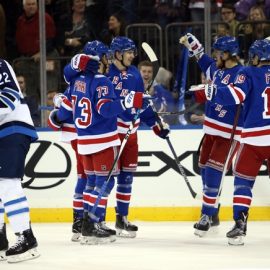 NHL: Winnipeg Jets at New York Rangers