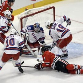 NHL: New York Rangers at Chicago Blackhawks