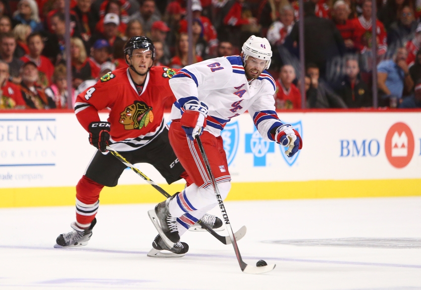 NHL: New York Rangers at Chicago Blackhawks