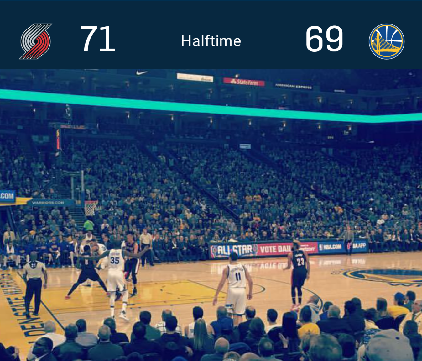 (Photo: @letsgowarriors Instagram account via @_sanelc)