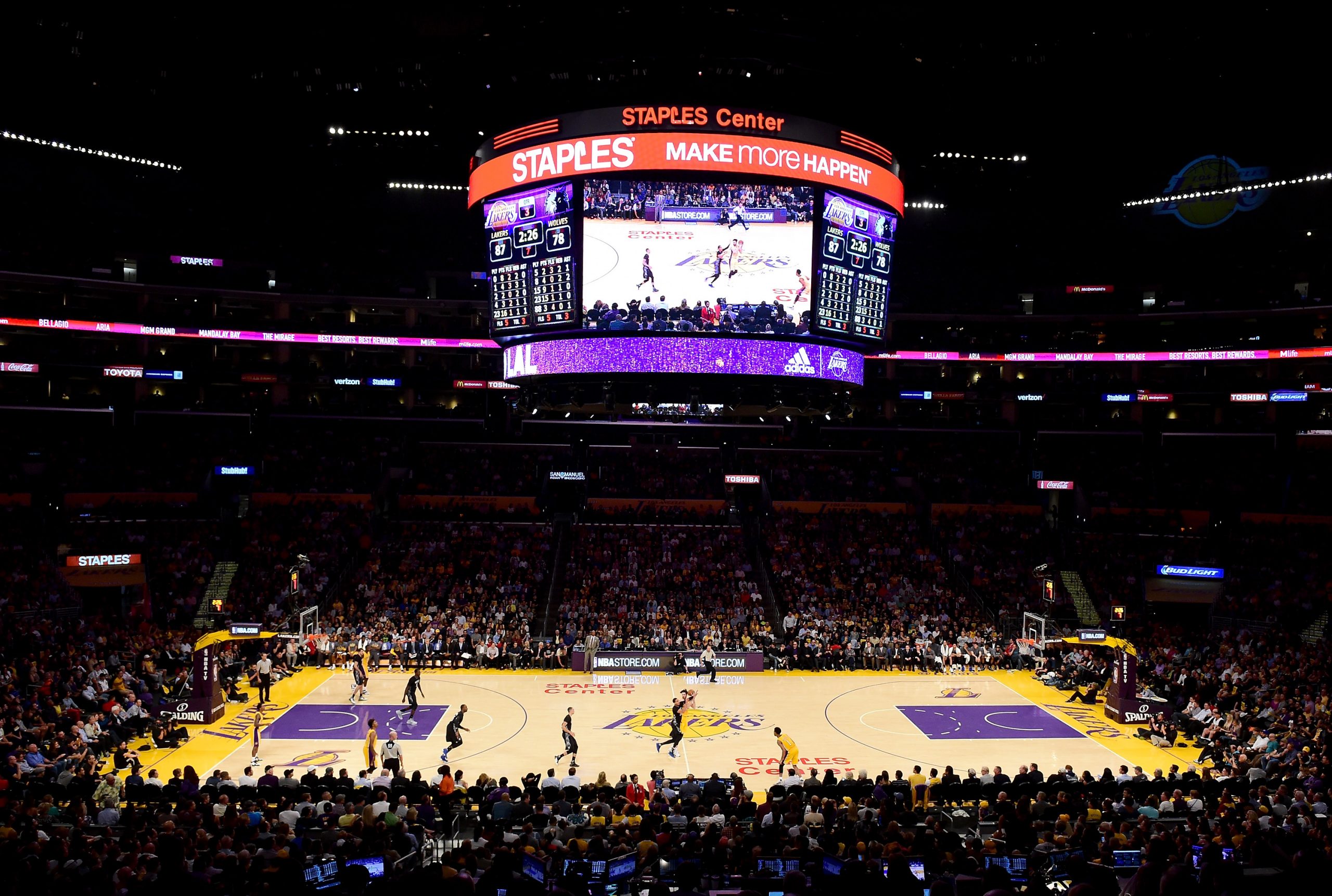 Minnesota Timberwolves v Los Angeles Lakers