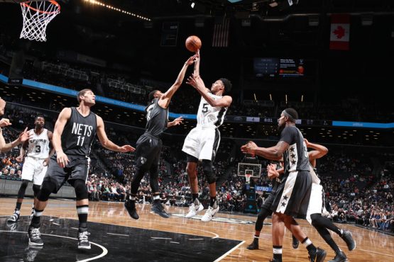San Antonio Spurs v Brooklyn Nets