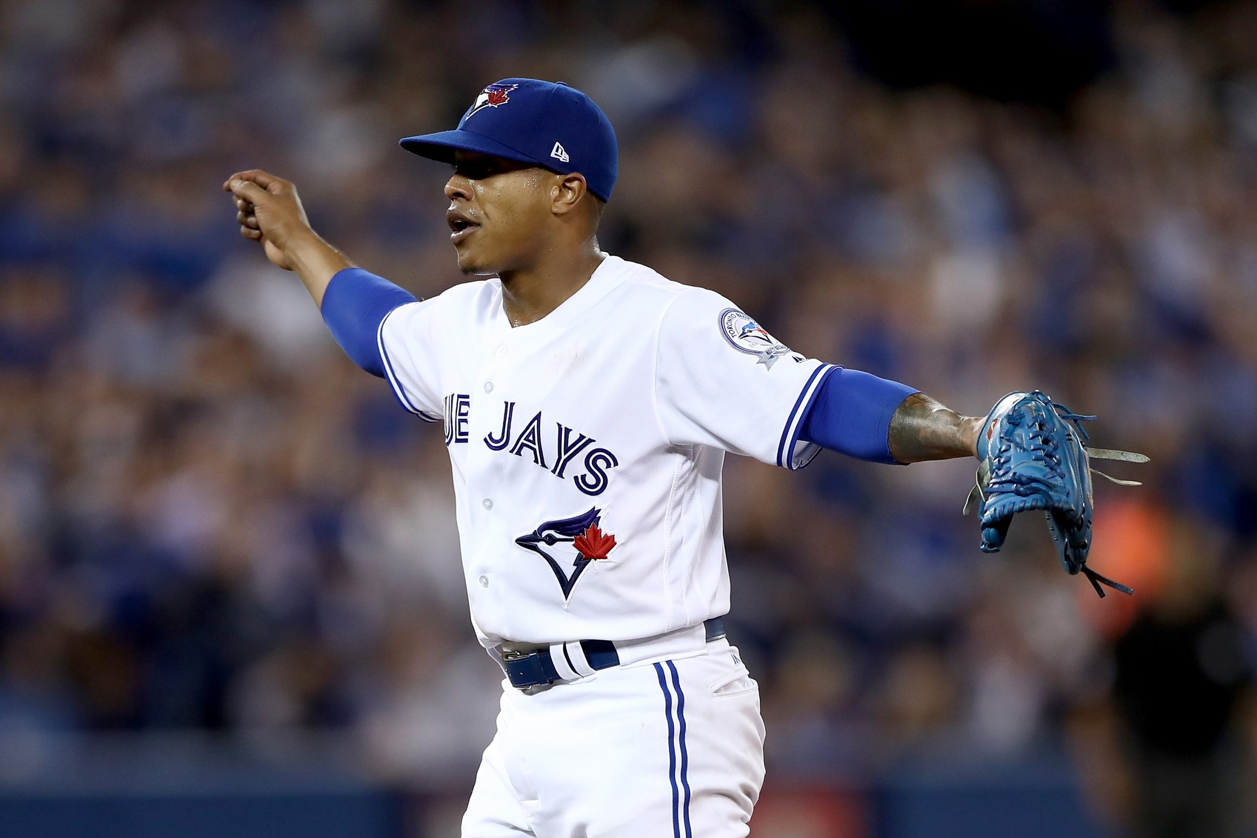 ALCS - Cleveland Indians v Toronto Blue Jays - Game Three
