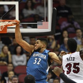 NBA: Preseason-Minnesota Timberwolves at Miami Heat