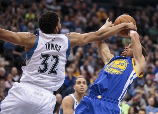 NBA: Golden State Warriors at Minnesota Timberwolves