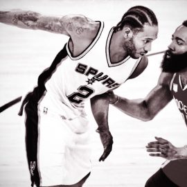 Kawhi Piece pic_Black&White