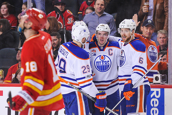 Edmonton Oilers v Calgary Flames